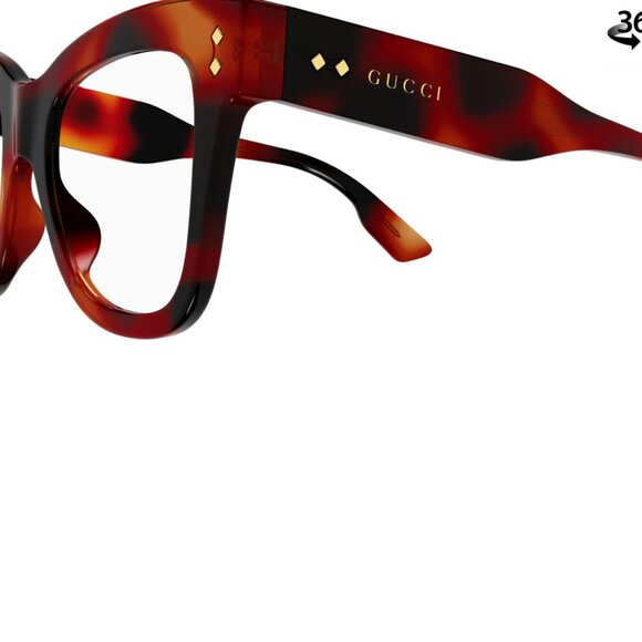 Gucci GG1082O Designer Frames Havana Color - No Lenses BUY NOW, PAY LATER - Picture 5 of 8